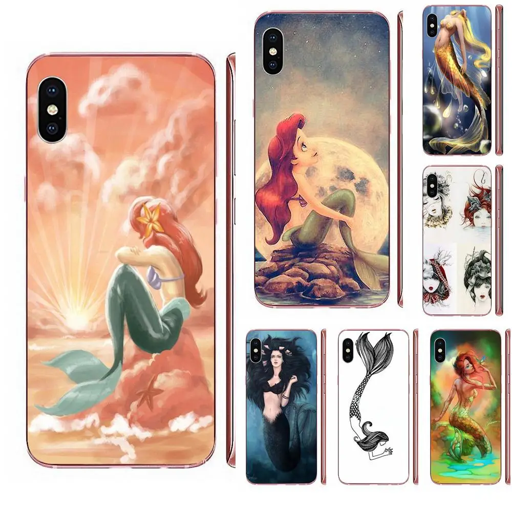 Уникальная татуировка маленькая Русалочка мягкий живой телефон для iPhone SE2020 11 Plus