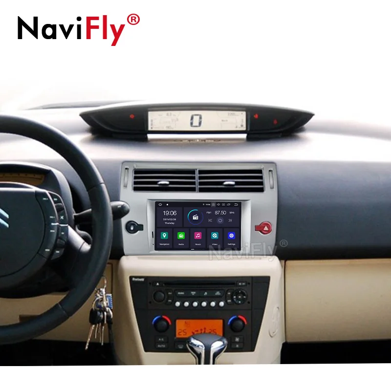 4 Гб+ 64 ГБ Android 9,0 автомобильный dvd-радиоплеер для Citroen C4 C-Triomphe C-Quatre 2005 2006 2007 2008 2009