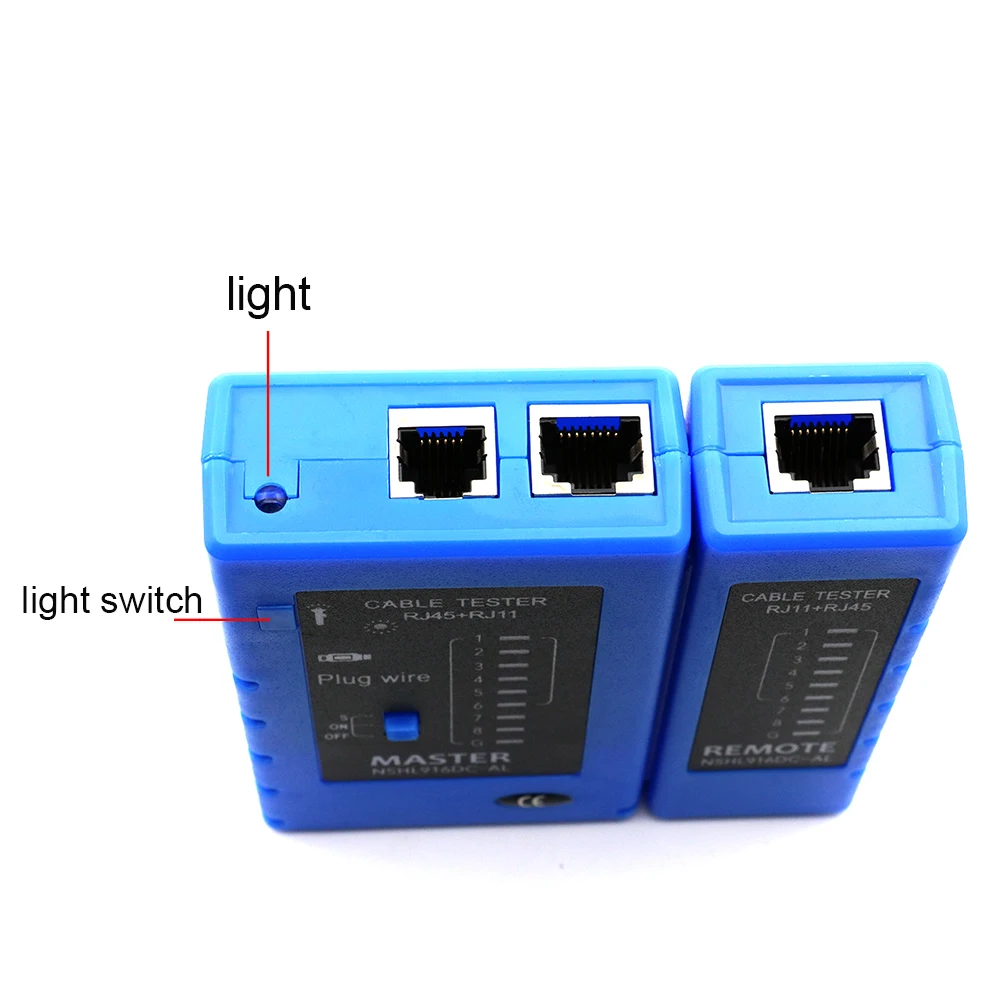 xintylink Network rj45 tester micro usb cable two power supply wire tool RJ11 rj12 8p 6p line telephone ethernet serial test 6