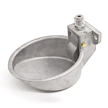 

1Pc Piglet Pig Feeding Water Bowl Aluminum Drinking Fountain Supplies Touch-type Automatic Equipment Drinking Bowl C42