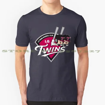 Lg 트윈스 Kbo 블랙 화이트 티셔츠 남녀공용, 한국 한국 Kbo 야구 정리정돈 타이거 야구 클럽