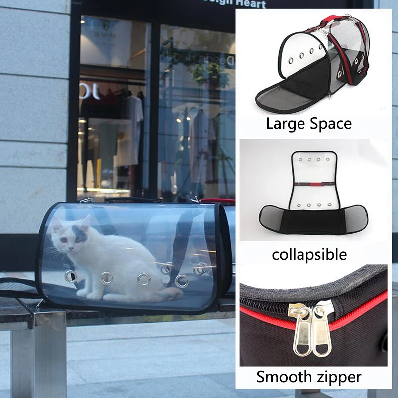 Переносная сумка для домашних животных, переноска для собак и кошек, прозрачный рюкзак для домашних животных, переноска для кошек, исходящие дорожные пакеты, воздухопроницаемая сумочка