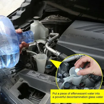 

12pcs Car Windshield Car Window Cleaning Glass Washer Cleaner Compact Effervescent Tablets Detergent