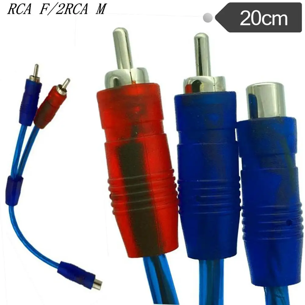 Универсальный 3 5 мм стерео аудио Женский Джек 2 RCA штекер для наушников Y адаптер
