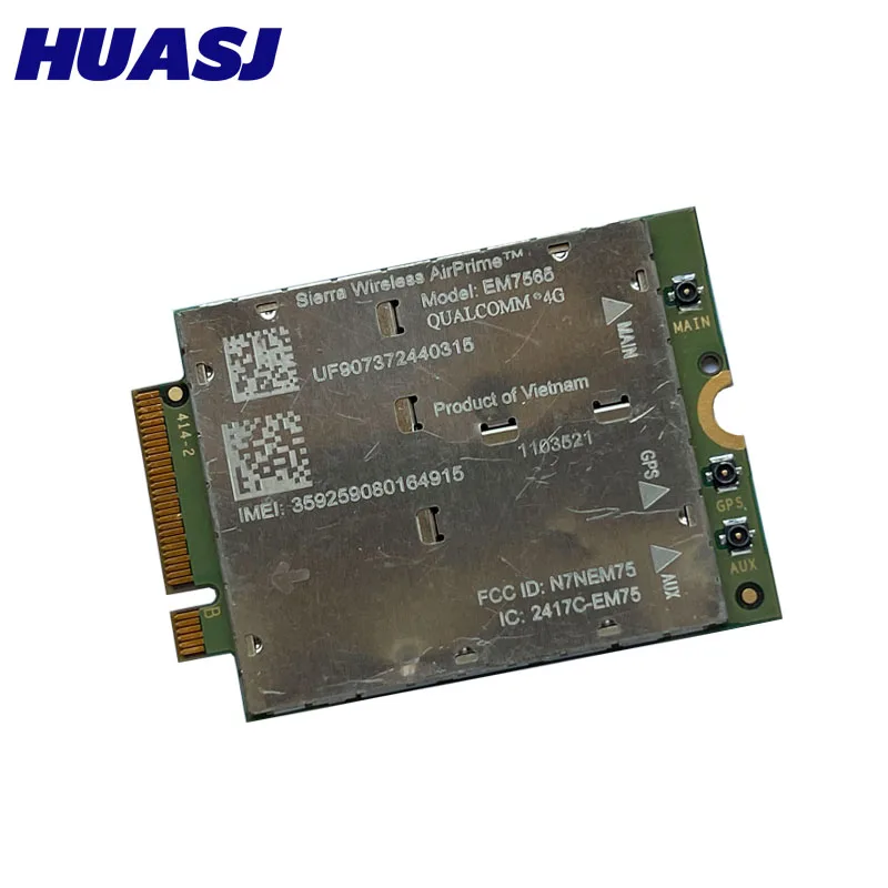 Huasj Sierra Em7565 Módulo sem Fio 4g Lte Módulo Ngff Cat12 600mbps para Laptop - Imagem 2