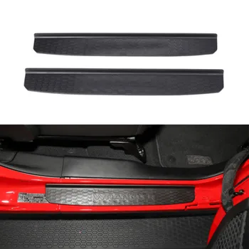 

for Jeep Wrangler JL 2018 2019 Door Sill Scuff Plate Enter Guard Welcome Pedal Sticker Threshold Bar Cover Car Accessories