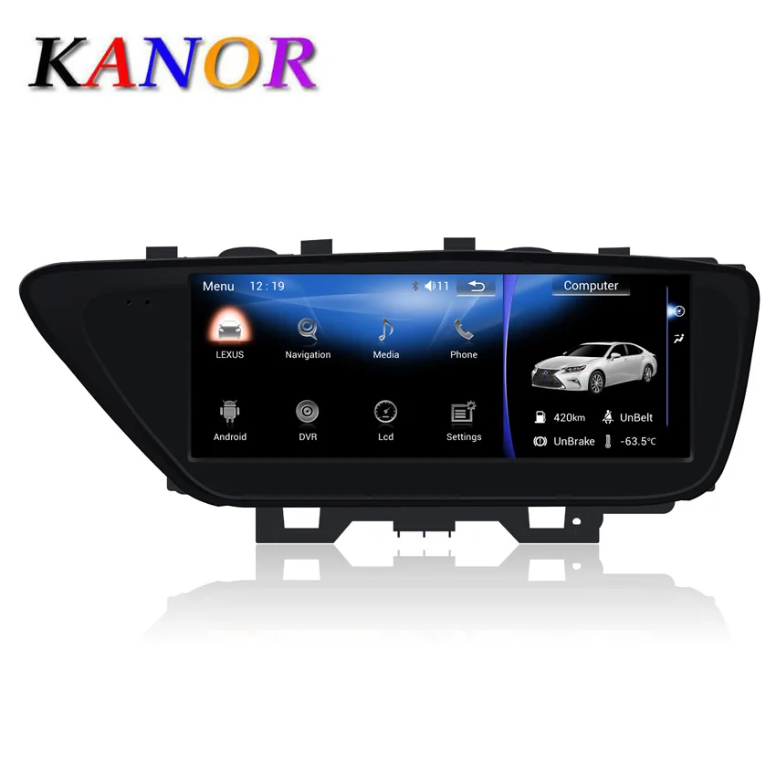 

KANOR 10.25" IPS Quad core Android 7.12+32g Car multimedia head unit stereo gps navi For Lexus ES 2013-2017