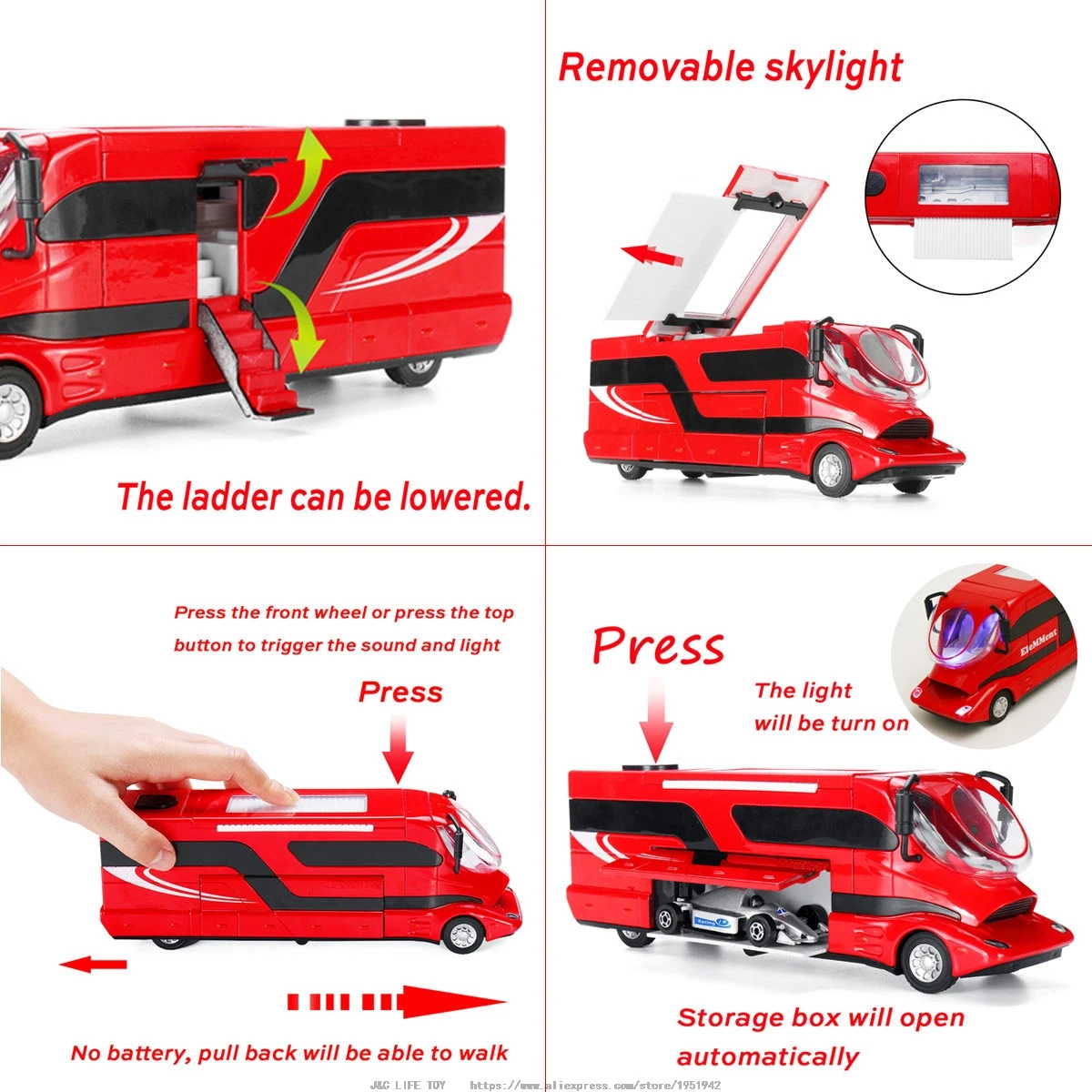 1:32 HX RV станция Wagon игрушечный автомобиль металлическая игрушка Diecasts& Toy транспортные средства модель автомобиля высокая Игрушечная машина игрушка для детей Рождественский подарок