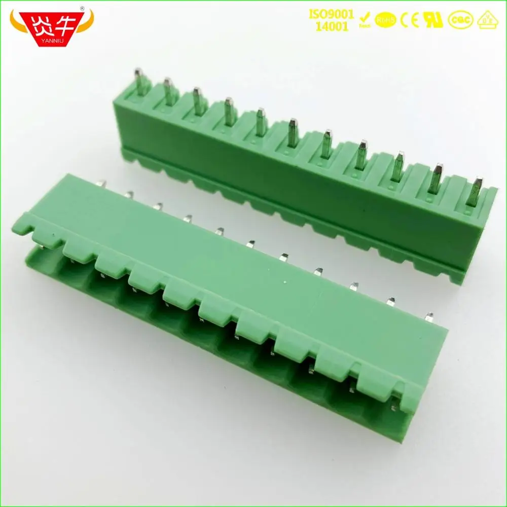 KF2EDGV 5 08 2P ~ 12P разъем печатной платы Штекерный TEMINAL блок 2EDGV мм 2PIN 12PIN MSTBV 2 5G 1758018 PHOENIX