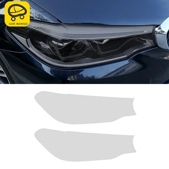 

CARMANGO Car Accessories Headlight Front Light Lamp Film Protector Cover Trim Sticker Decoration for BMW 5 Series G30 2017-2020