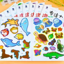 Livros crianças concentração adesivo 2-6 anos de idade do bebê dos desenhos animados adesivos cérebro puzzle jogo ensino precoce libro livres