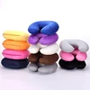 1PC Random Color Headrest Soft U Shaped Cushion Air Flight Inflatable Pillows Car Nursing Cushion Travel Pillow Support Neck 1