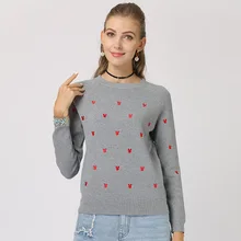 O Neck Casual Women Winter Sweater Full Sleeve Embroidery Ladies Knitted Pullovers Autumn Famale Jumpers New 2020 Sweter Damski O Neck Casual Women Winter Sweater Full Sleeve Embroidery Ladies Knitted Pullovers Autumn Famale Jumpers New 2020 Sweter Damski