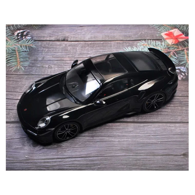 Модель автомобиля в масштабе 1:24 Porsche 911 Turbo 3 0 из сплава имитация коллекция
