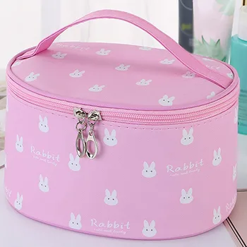 

Women's Simple Large Capacity Oxford Cloth Storage Zipper Bag Cosmetic Bag Make Up Cosmetic Bags Big Capacity Box #G2