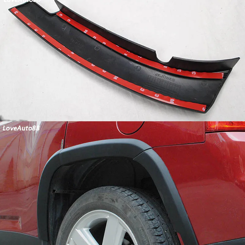 Для Jeep Compass 2008-2010 2011- автомобильные колеса, Накладка для бровей, накладки на бампер, декоративные наклейки, автомобильные аксессуары