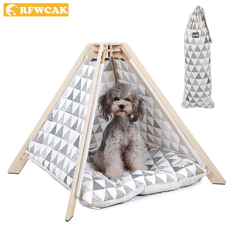 RFWCAK палатка для домашних животных собака кровать кошка игрушка дом складная кровать Щенок Кровать котенка каттенман питбул Чихуахуа Кама Perro питомник содержит коврик