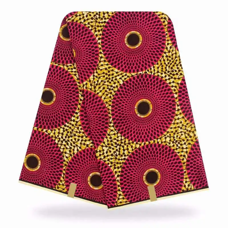 Горячая Мода восковые принты, ткань из Анкары африканская настоящая восковая печатная восковая ткань настоящая новая восковая ткань - Цвет: as picture