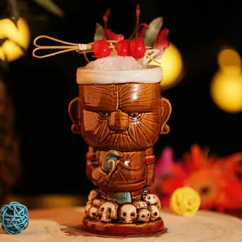 

Maori Chiefs Tiki Mug Cocktail Cup Beer Wine Mug Ceramic Tiki Mugs Art Crafts Creative Hawaii Mugs