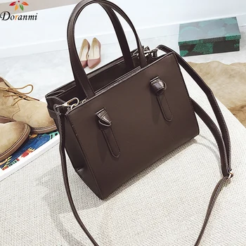 

DORANMI Classic Casual Totes Bag Women's Handbags 2019 PU Leather Top-handle Bag Female Square Handbag Shoulder Bolsos CBB481