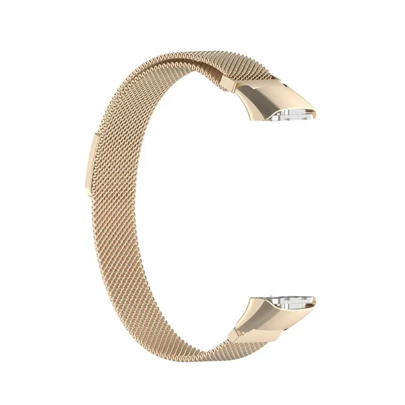 Магнитная Нержавеющая Сталь замена часы ремешок для samsung Galaxy fit SM-R370 браслет 95AF - Цвет: Золотой