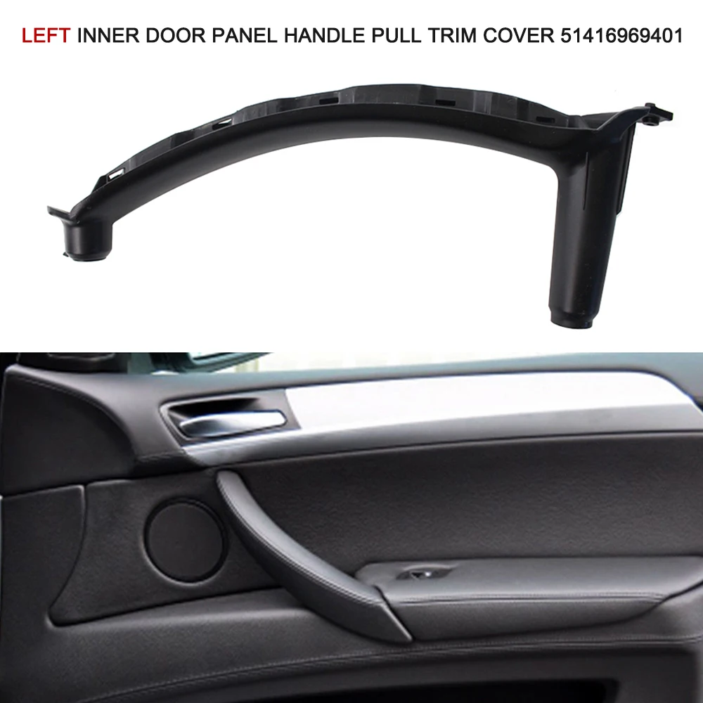 KKMOON 1pc Left/Right Car Inner Handle Interior Door Panel Pull Trim