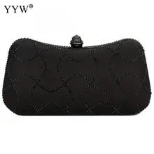 Новая черная подушка в форме клатч с цепочкой вечерние сумки Клатчи женские сумочки сумка Pochette Femme