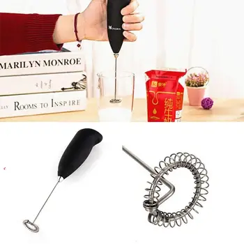 

Drink Mixer Milk Frother Whisk Coffee Battery Personal Handheld Cooking Tool Mini Blender Matcha Egg Kitchen Utensils