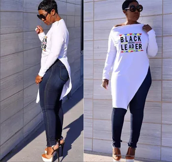 

Womens Summer Long Designer Tshirts Slash Neck Short Sleeve Letter Print Homme Clothing Fashion Style Casual Apparel