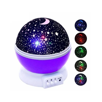 

HHONG LED Star Light Dream Rotation Romantic Magic Projection Gift Small Night Lights with USB or battery operated for Room KTV