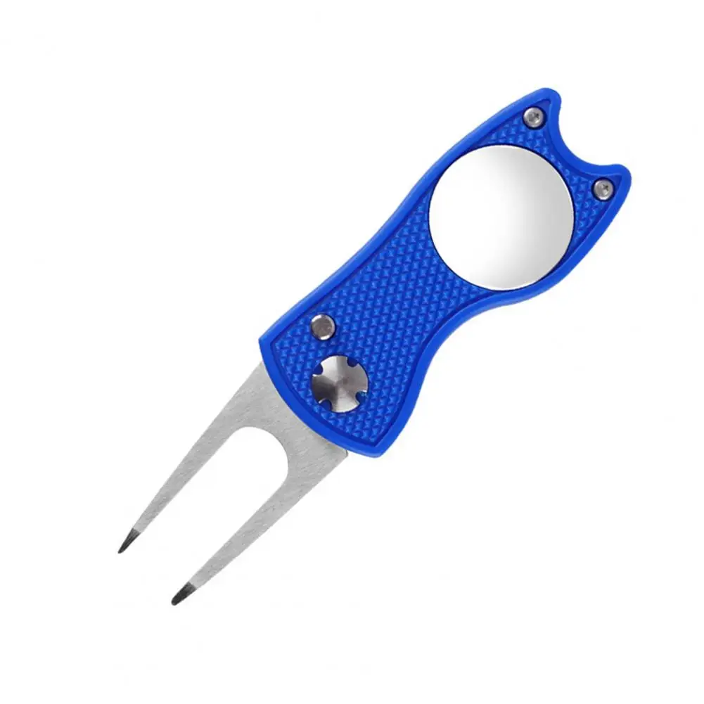 

Golf Divot Tool Practical Less Damage to Greens Golf Divot Tool Stainless Steel Golf Pitch Fork 골프용품 골프