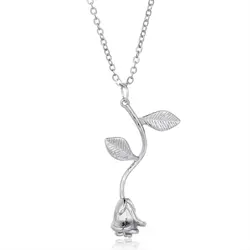 2019 женское ожерелье ювелирные изделия для вечерние Модные металлические цветы кулон ожерелье s для женщин Новая Длинная цепочка ожерелье