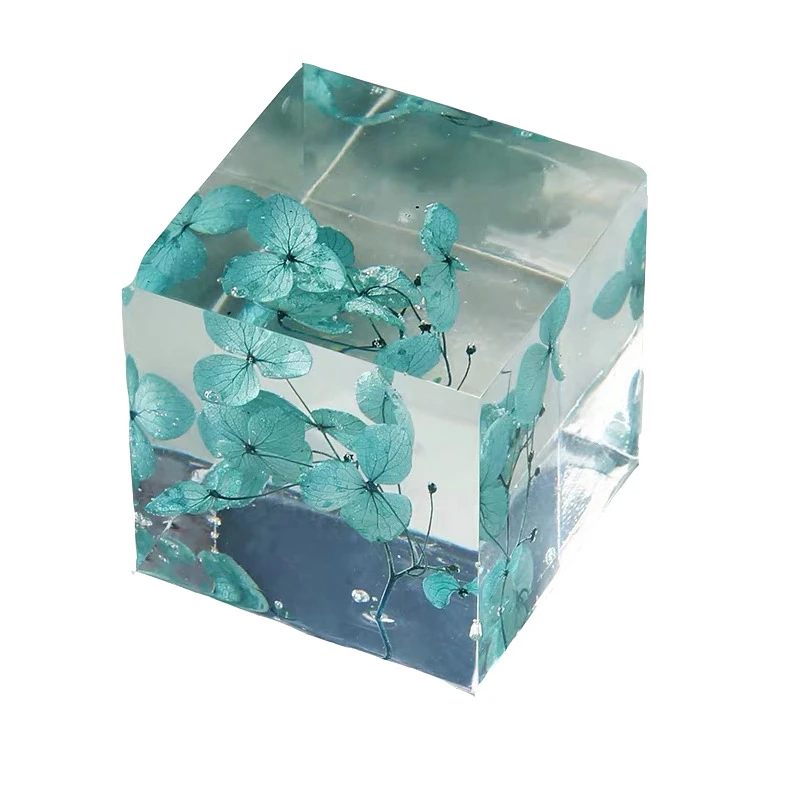 New 1pc White DIY Resin Epoxy Mold Silicone Mold 10*10cm Square Cube Mold 3
