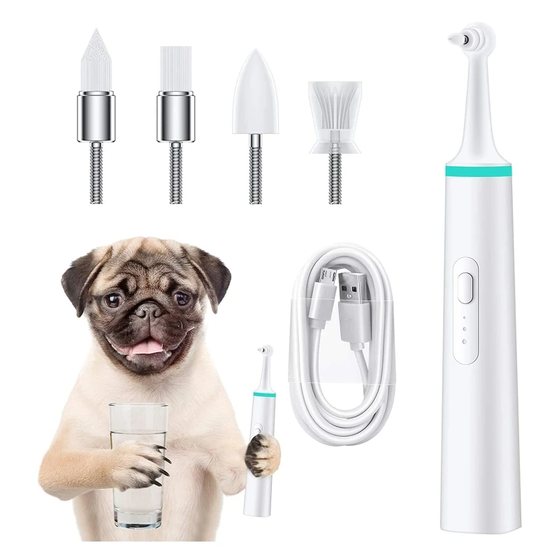 

Easy Teeth Cleaning Perfect for Puppy Automatic Dog Toothbrush Durable Gift for Pet Multiple Cleaning Modes Puppy