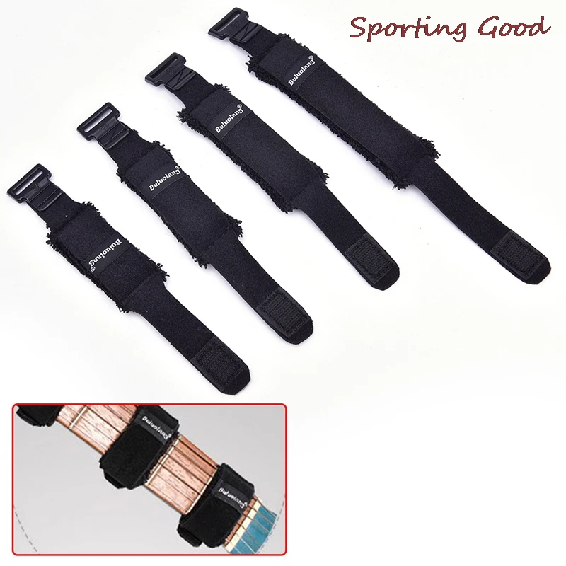 Струны на ладу для гитары 1 шт. бесшумные демпферы ремешки акустических