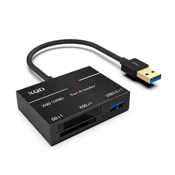 

Professional XQD SD Card Reader XQD2.0 USB 3.0 USB Flash Disk HUB Memory Card Reader Adapter for Lexar For Sony Camera Computer