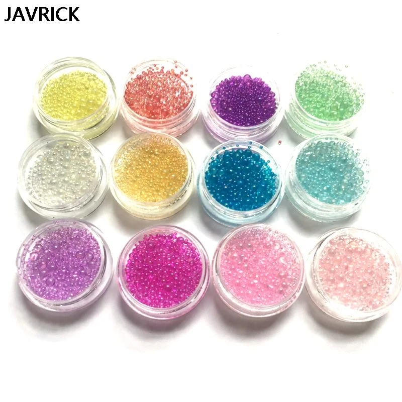 

12 Pcs/set Color Bubbles DIY Crystal Epoxy Filler UV Resin Glue Imitation Blister Bubble Beads Filling Material