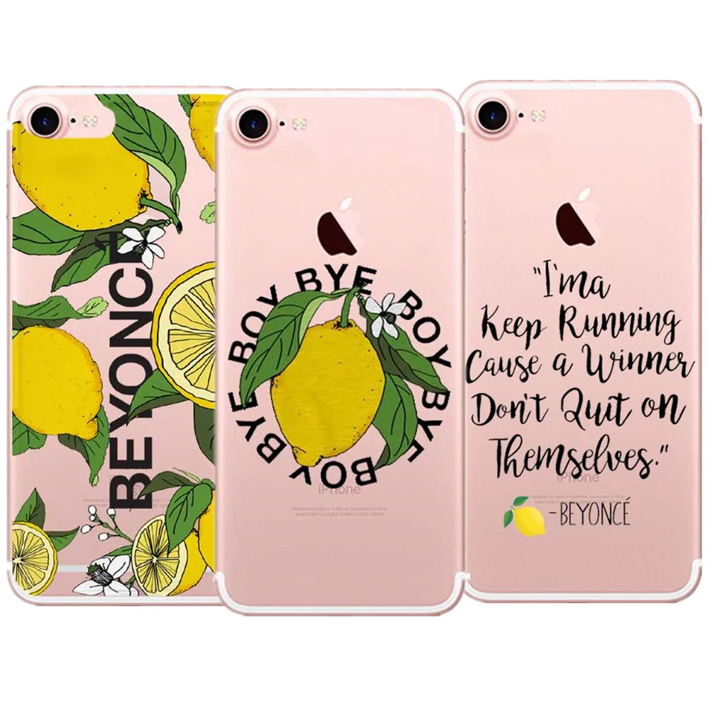 Мягкий силиконовый чехол Beyonce Lemonade I Slay прозрачный из ТПУ для iphone 6 6S Plus 7 7Plus 8 8Plus