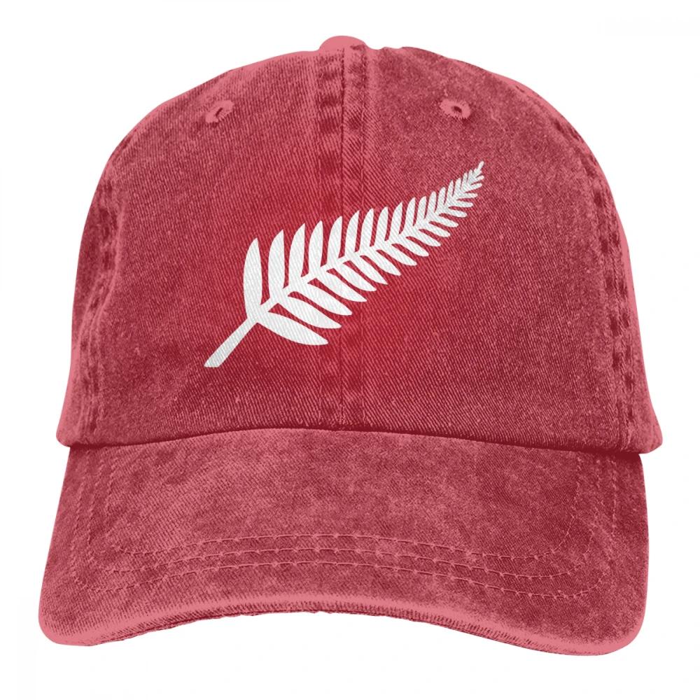 Новая Зеландия маори папоротник Casquette черный унисекс Мужские Женские джинсовые бейсболка с ремешком кепки Регулируемый Гольф папа шляпа