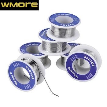 

WMORE soldering Tin wires 0.4/0.6/0.8/1.0/1.2/1.5MM solder wire roll 60/40 flux 2.0% high grade lead Tin Wire Melt Rosin Core