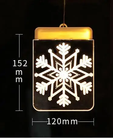 snow Год рождественские украшения для дома Led Рождество 1 шт. светильник Санта Клаус елочные украшения Kerst Navidad Natal - Цвет: snow