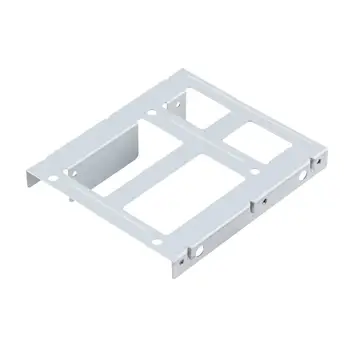 

1pc Aluminum 2-Bay 2.5 Inch SSD HDD Hard Disk to 3.5 Inch Drive Bay Converter Adapter Rack Bracket With 12 Screws