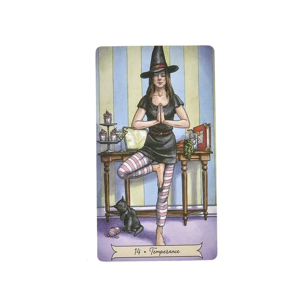 78 шт. повседневные ведьмы Таро карты настольная игра Карта полная английская версия без полей издание Таро колода игра