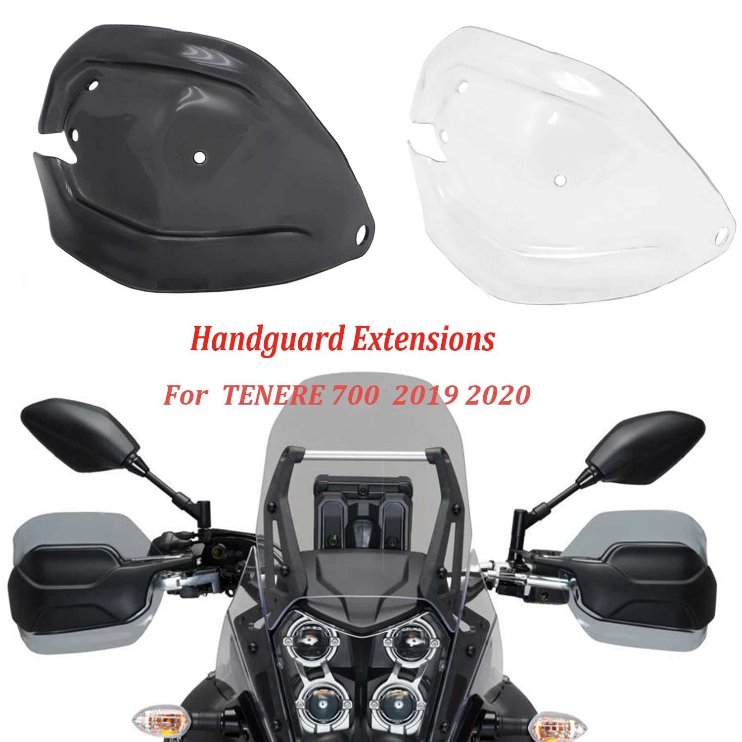 

For YAMAHA TENERE 700 Tenere700 2019 2020 NEW Motorcycle Handguard Extensions Hand shield Protector Windshield