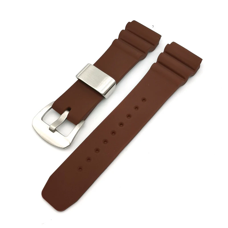 Cinturino Cinturino Cinturino In Gomma Siliconica Da 22Mm Per Cinturino Accessori Per Orologi Intelligenti Seiko Diver Cinturino In Acciaio Con Fibbia