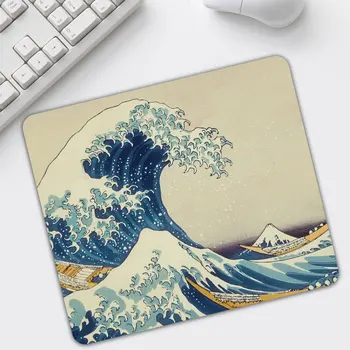 

New Arrival Ocean Sea Wave Printed Natural Rubber Mouse Pad Game Desk Mousepad Keyboard Mice Mause Mat for Warcraft Dota LOL