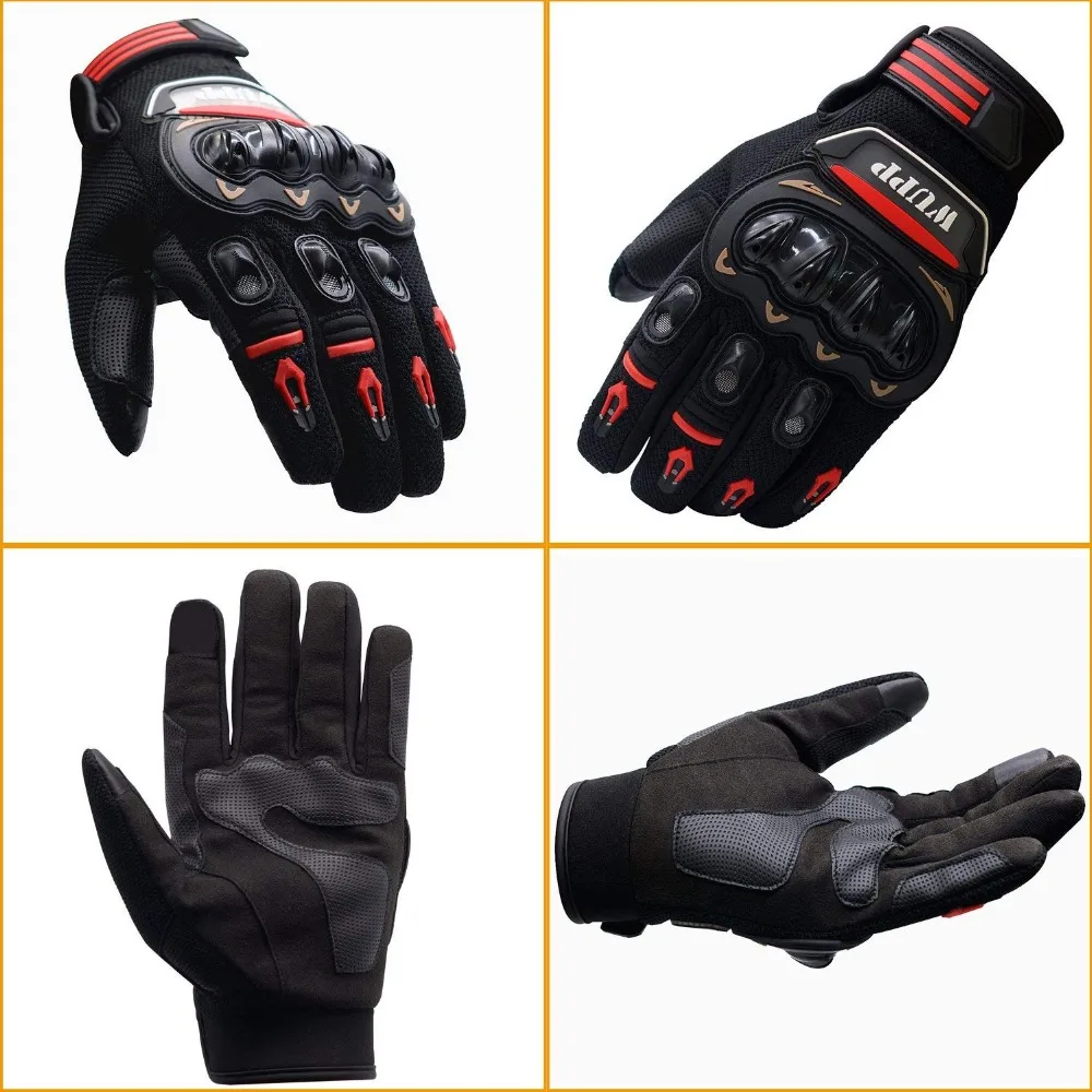 Motorcycle Gloves Stealth Hard Knuckle Touch Screen Gloves for Cycling Motorcycle Hiking