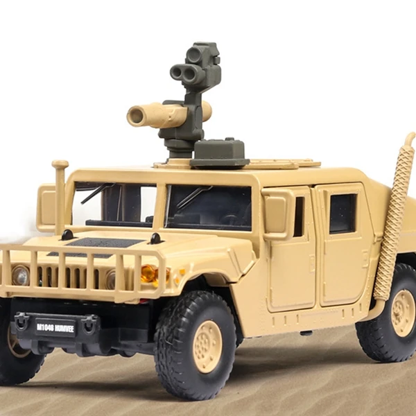 1/32 масштаб силы США H1 SUV модель игрушки звуковой светильник литье под давлением металлическая модель автомобиля игрушка для детей подарок