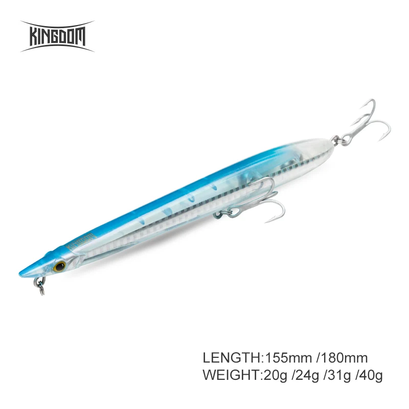 Рыболовные приманки Kingdom Needle плавающие и тонущие карандаши 155 мм 180 хорошего