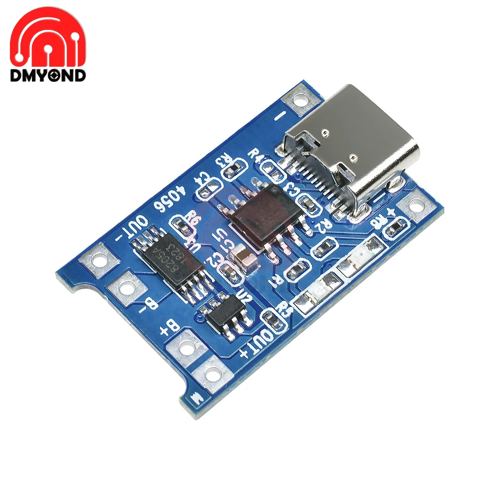 USB TYPE C 5V 1A 18650 TC4056A модуль зарядного устройства литиевой батареи зарядная плата Li
